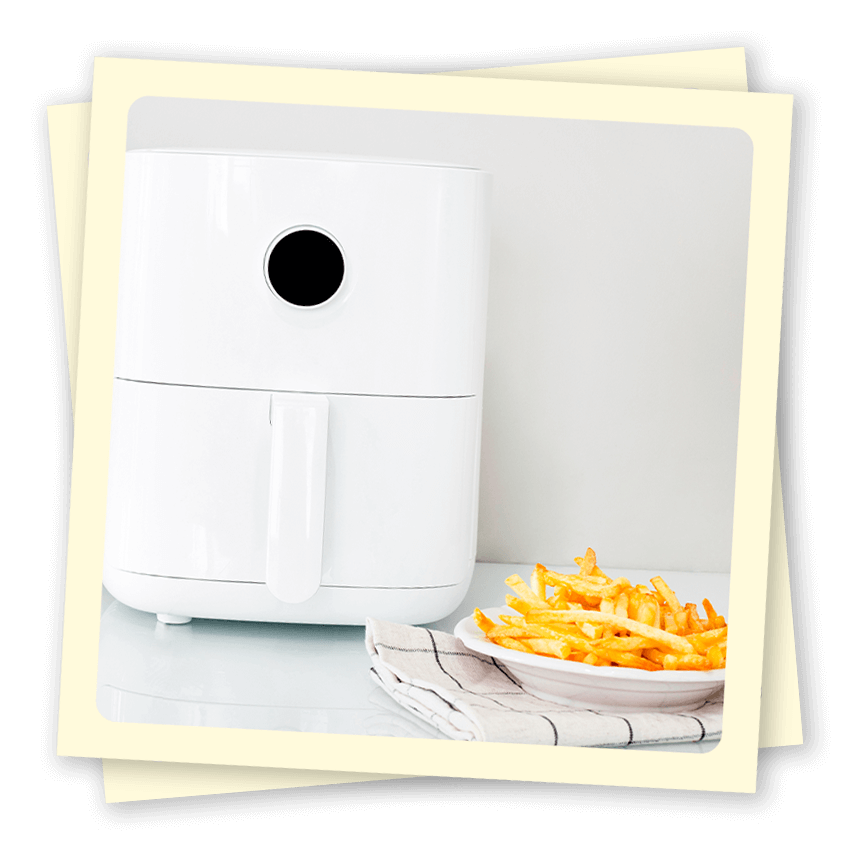 Mantén tu <br> air fryer limpia