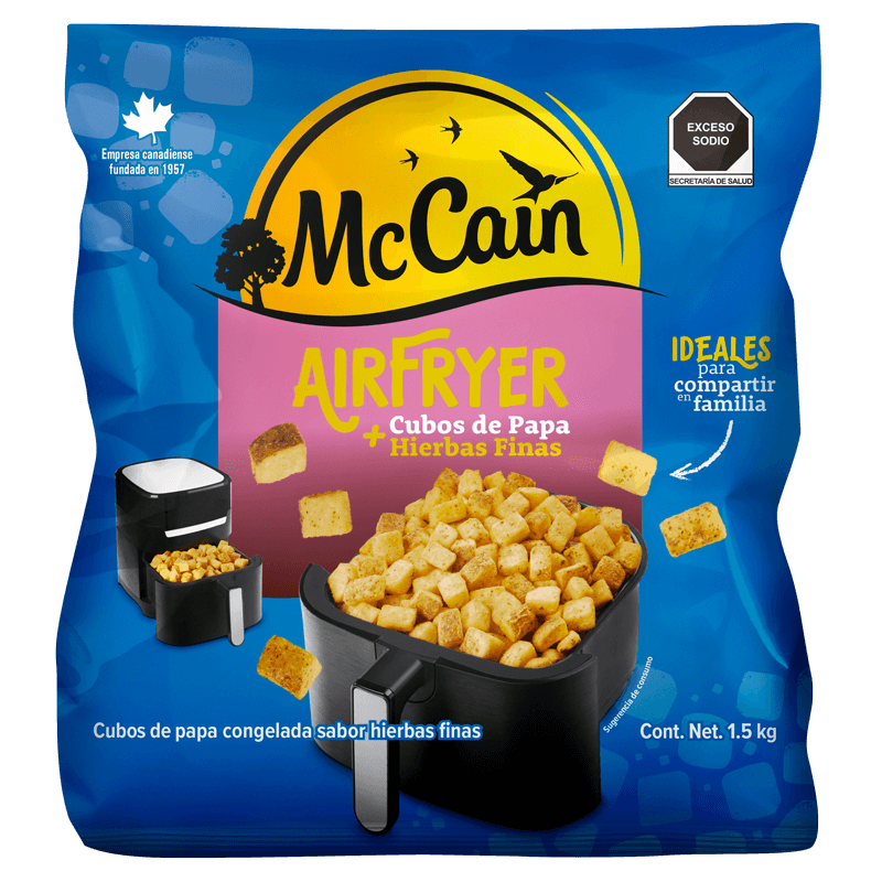 Cubos de papa mas hierbas finas 1.5 kg